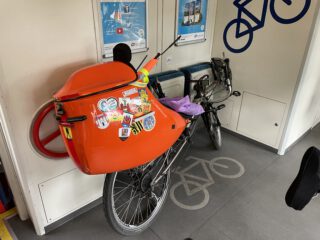 Fahrrad im Zug